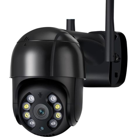 Caméra de sécurité à domicile Caméra IP Wifi 4K 8MP 5MP H.265 caméra PTZ extérieure sans fil suivi AI caméra de sécurité HD 3MP Surveillance CCTV 1080P P2P iCsee ( Color : Universal , Size : 1080P NO (1/5)