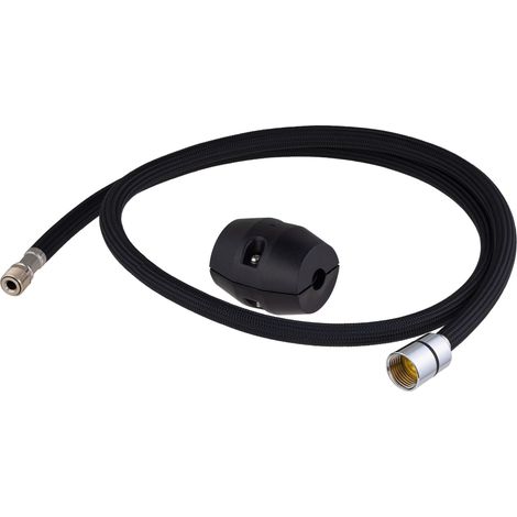 Flexible de douchette extractible d'évier, en nylon, longueur 125 cm M15x100 / M15x21 (1/2') avec contre-poids NOYON & THIEBAULT