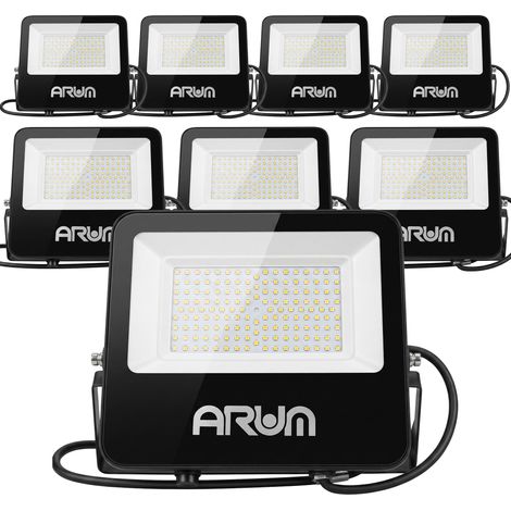 Set di 8 proiettori LED ARA 100W 11480 lumen IP65 classe D Température de Couleur: Bianco neutro 4000K (1/5)