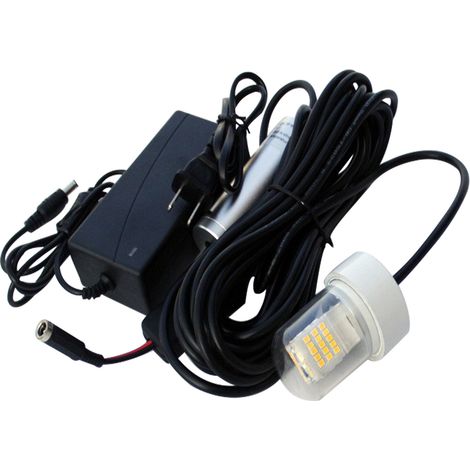 Unterwasser-Fischlocklicht, Plattform-Angellicht, Angellicht, 220 V Universal, 12 V Fischsammellicht, Floß-Angellicht, Angellicht – 220 V–12 V Universal, 30 W grünes Licht – 3 (1/4)