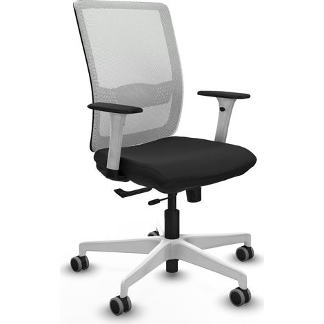 Silla alta de oficina piqueras y crespo Haches blanco espuma (1/2)