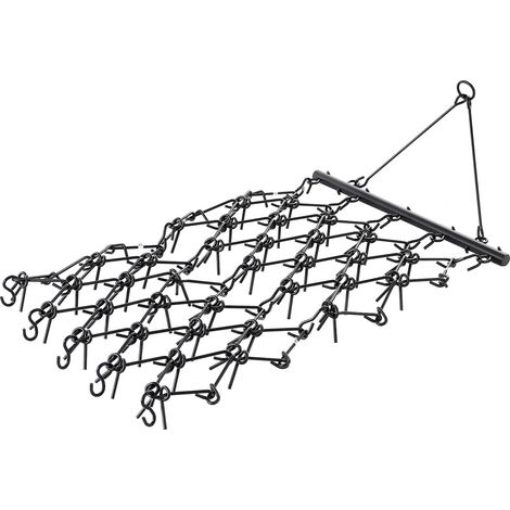 Mophorn Schleppegge 2250x1140 mm, Kettenegge mit 69 robusten Zähnen, passend für ATV- und UTV-Traktoren, ideal zur Bodenvorbereitung, Aussaat, Landschaftsglättung und Pflege von Kieswegen