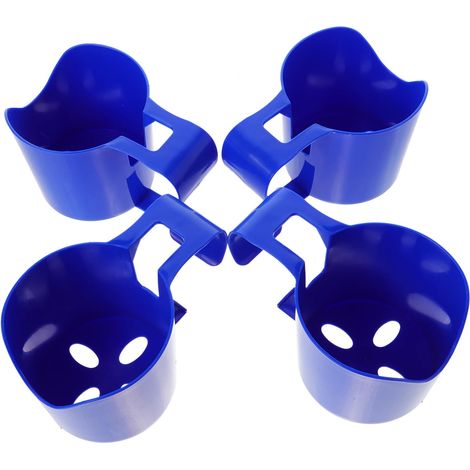 4pièces Porte-gobelet pour Piscine Hors Sol Plastique avec Crochet pour Boissons Et Bouteilles Eau Lot (1/5)