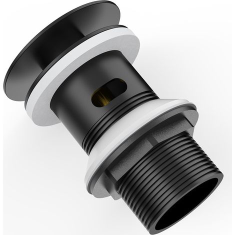 Auralum Universal Ablaufgarnitur 1 1/4" x 32 mm für Waschbecken Waschtisch Abflussgarnitur mit Überlauf, Geruchsverschluss inkl. Gummimanschette + Einbauanleitung