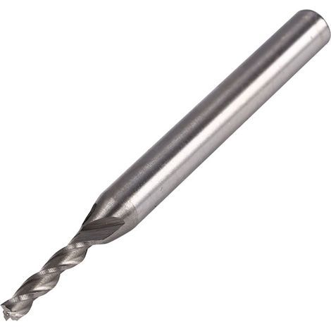 mm Durchmesser, 3 HSS-Nuten, CNC-gefräster Aluminiumschneider, leicht verlängerte Schneide, robust und langlebig (1/5)