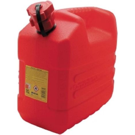 Bidon 10L - Polyéthylène Haute Densité - Bouchon Étanche - Résistant et Pratique - Fiable - D-Work