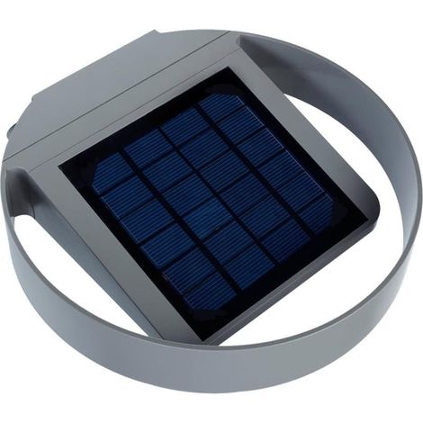 GreenBlue Lámpara de Pared Solar GB130 Gris Exterior