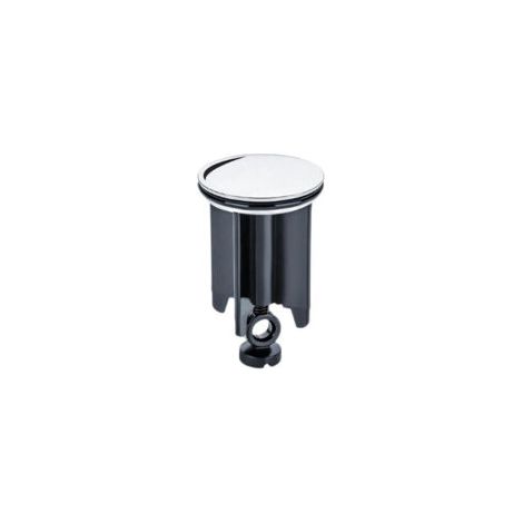 Bouchon d'évier - Crépine d'évier - Rallonge d'évier - Accessoires de Salle de Bains - Chromé - Couvercle de vidange pour lavabo -40 mm, Cheveux Passoire, Joint (1/5)
