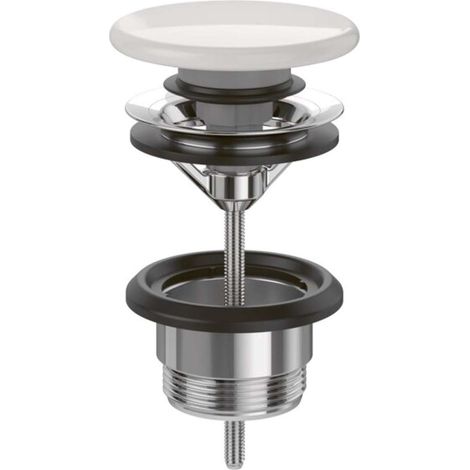 Villeroy & Boch - Waschbeckenablauf, ClickClack, Stone White 681700RW
