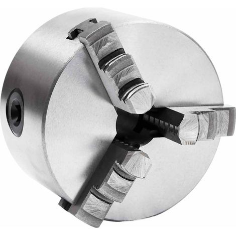 3 Jaw Self-Centering Lathe Chuck 100 mm Steel K11 100 vidaXL