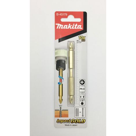 Makita BIT Doppelkreuzschlitzbit Impact Gold Torosion PH3 - 90 mm, 1 Stück B-45179 (1/2)