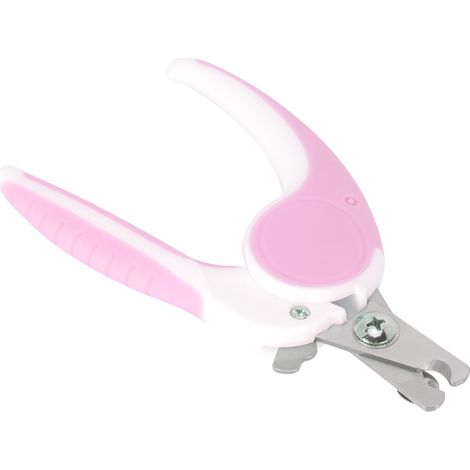 Ensemble de limes et coupe-ongles professionnels en acier inoxydable pour chiens et chats (rose) (1/5)