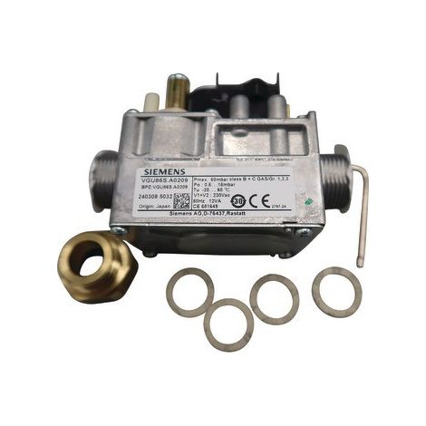 BRÖTJE Vanne à gaz VGU86S avec adaptateur a. VGU86, 7727679