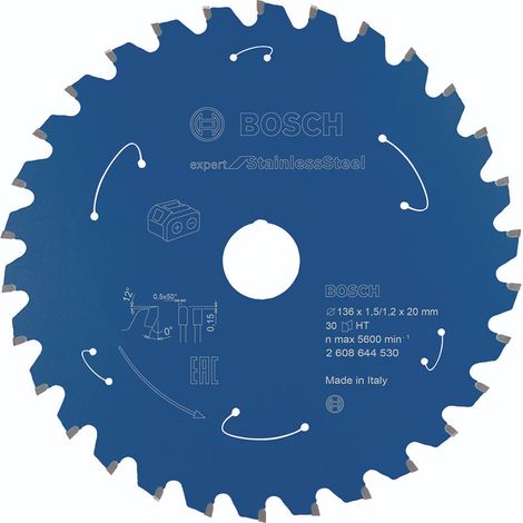 BOSCH DISCO SIERRA EXPERTSTAINLESS STEEL (BATERIA)