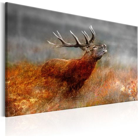 Quadro - Roaring Deer - 90x60 (1/4)