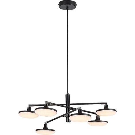Suspension LED 24W réglable noire Ø60 Rabalux Madi (1/5)