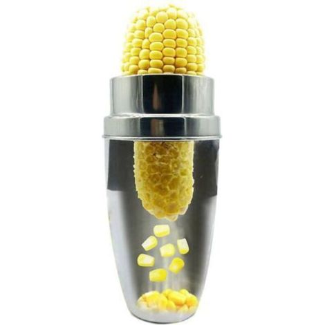 Corn husker, corn cob peeling tool, corn cob remover, stainless steel, corn cob crusher tool, for husking and peeling corn cobs