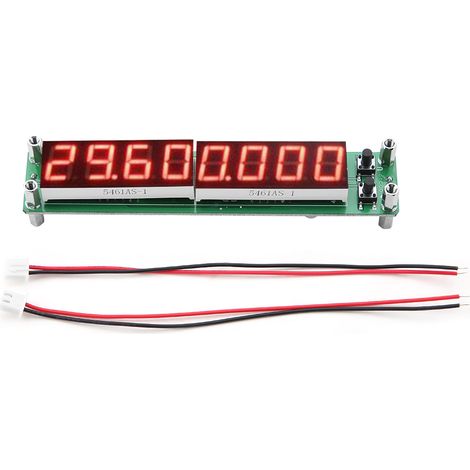 PLJ8LEDH HF-Signalfrequenzmessgerät-Testermodul 0,11000 MHz (rote Hintergrundbeleuchtung)