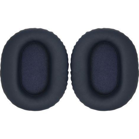 2 coussins d'oreille remplacement, mousse isolante antibruit, cuir protéiné doux, épais, pour WH CH710N WH CH720N WH XB900N bleu (1/5)