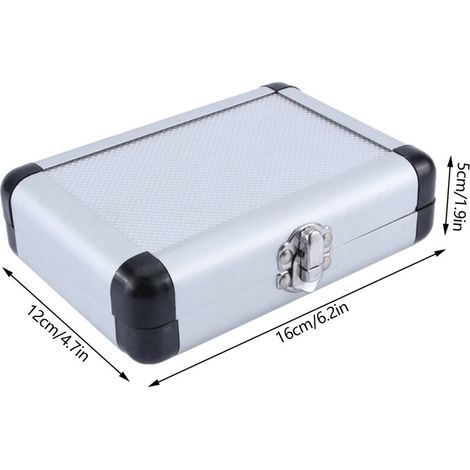 Juego de brocas escalonadas HSS de 5 piezas SJLERST, broca cónica, kit de brocas escalonadas, herramienta eléctrica con caja de almacenamiento (1/3)
