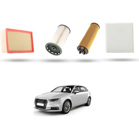 Kit Tagliando 4 filtri compatibile con Audi A3 (8YA,8YS) 40 TDI 147kw Dal 2020 (1/5)