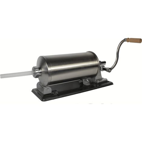 INSACCATRICE MANUALE 4KG MACCHINA PRODUZIONE SALSICCE INSACCATI SALUMI INOX 396e (1/5)