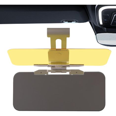Extensión para parasol de coche, antideslumbrante, parabrisas polarizado, bloquea los rayos nocivos, reduce la fatiga visual, apto para conducción diurna, 18 cm (1/5)