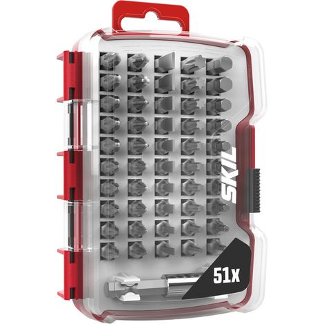 Set de 51 pièces d'embouts de vissage Skil - 5 types d'embouts