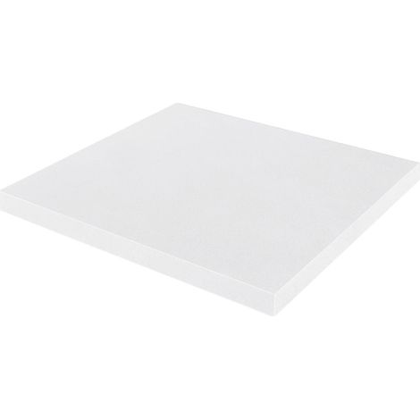 Coussin de canapé avec support en mousse haute densité, coussin de réparation, taille ajustable, solide et confortable, pour usage domestique, blanc, 56x56x4 cm. (1/5)