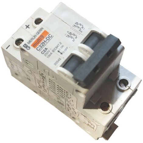 Merlin Gerin 20542 Interruttore automatico per corrente continua 2P 2A curva C