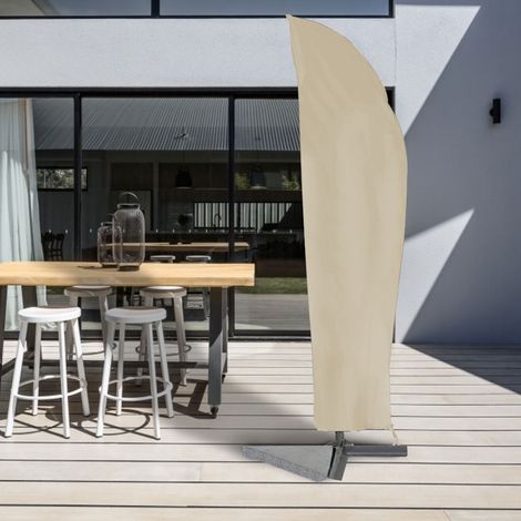 Schutzhülle für Sonnenschirme im Garten, auf der Terrasse, beige (1/5)