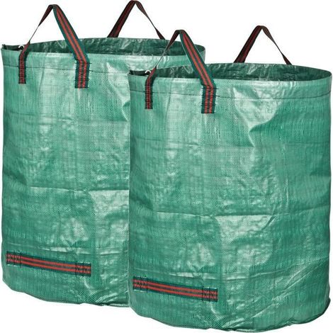 Sacs à déchets de jardin - Indéchirables - 300L - Polypropylène - 2 pièces - Résistants et pratiques (1/4)