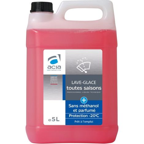 Liquide lave-glace -20 degrés, ACIA, parfumé, 5L