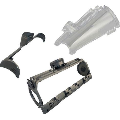 Transparency Shell Back couvercle et Bottom couvercle pour V10 V11 V15 aspirateur 100W High Torque tête de nettoyage (1/5)
