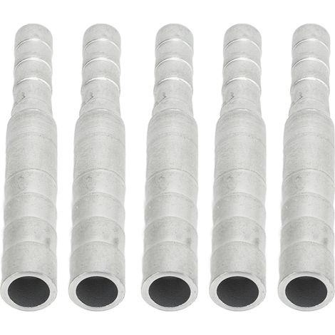 50 raccords cannelés pour tuyau de climatisation, connecteurs de tuyau en aluminium universels pour modifications de voiture, camion et ingénierie, manchon de 9 à 11 mm (1/5)