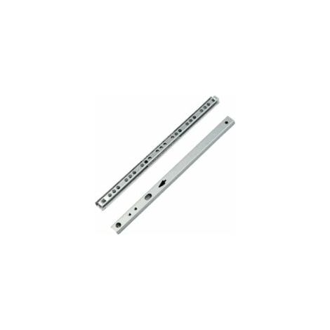Coulisse Tiroir 2 paire Glissières pour Tiroirs en Métal à Roulement à Billes Coulisses à Bille Rails de Tiroirs à Coulisse Glissières à Roulement à Billes pour Tiroir de Meubles 246x17x10mm (1/5)