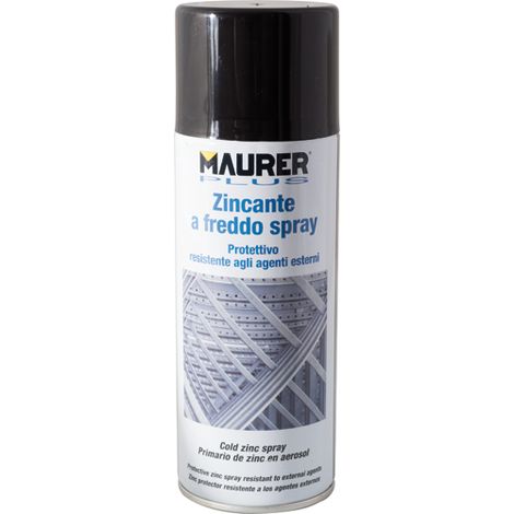 ZINCO ZINCANTE RIVESTIMENTO PROTETTIVO  SPRAY FREDDO -  400 ML - MAURER