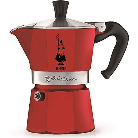MOKA EXPRESS RED 3 CUPS
