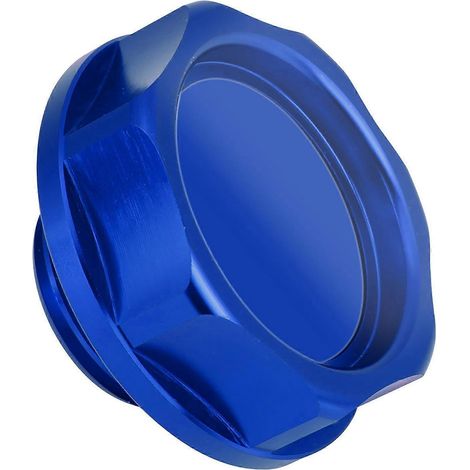 Öleinfülldeckel aus Aluminiumlegierung, Kraftstofftankdeckel für Autos (Blau) (1/5)