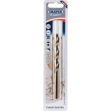 Draper Expert 10.5mm HSS Cobalt Drill (39247) (1/5)