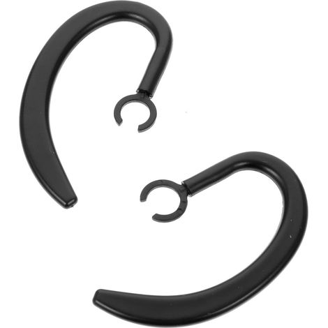 Crochets d'oreille en Caoutchouc Antidérapants Forme Ergonomique et Rotation Flexible 2 Pièces pour Écouteurs sans Fil Sport (1/5)