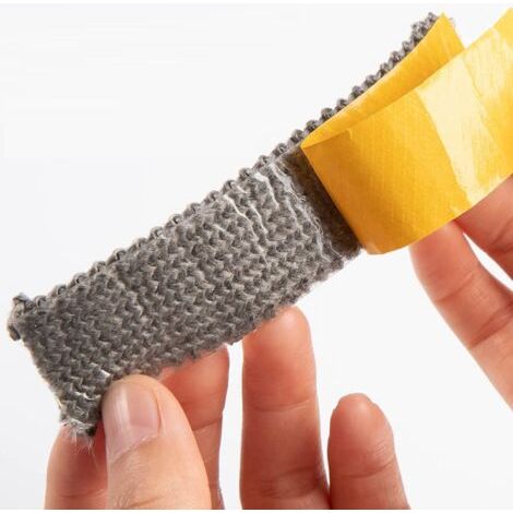 Joint Étanchéité Pour Poêle à Corde De Feu Pour Cheminée Bande Adhésive Pour Joint De Porte De Conduit De Fumée De Rechange Pour Poêle (1/5)
