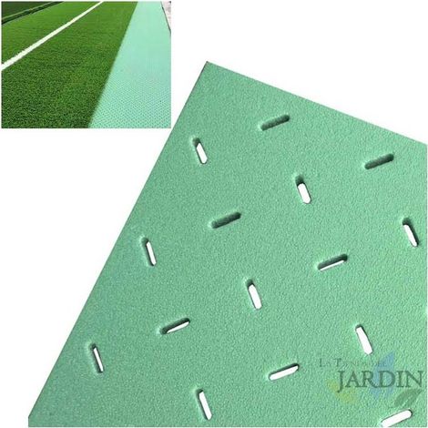 Suinga – Coussin d'impact pour gazon synthétique 1 x 25m – Amortissement supérieur – Résistant aux intempéries – Pour terrains de sport (1/5)