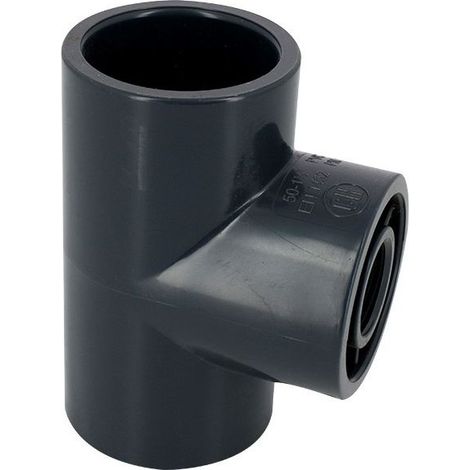 Té 90° mixte femelle PVC Unité 50x1/2'