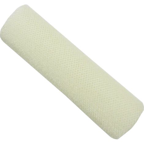 Spugna da bagno in luffa naturale, design double-face, bianca, 1 pezzo (1/2)