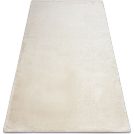 Carpet BUNNY ivory IMITATION OF RABBIT FUR beige 160x230 cm