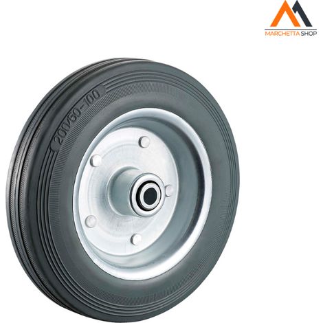 RUOTA PER CARRELLI ø mm 200 - capacità kg 120