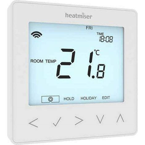 Heatmiser neoStat V3 Glacier White Programmable Thermostat 230V (1/3)