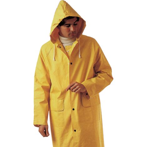 IMPERMEABILE GIALLO IN PVC - COMPLETO TAG. XL -- giacca antipioggia pantalone