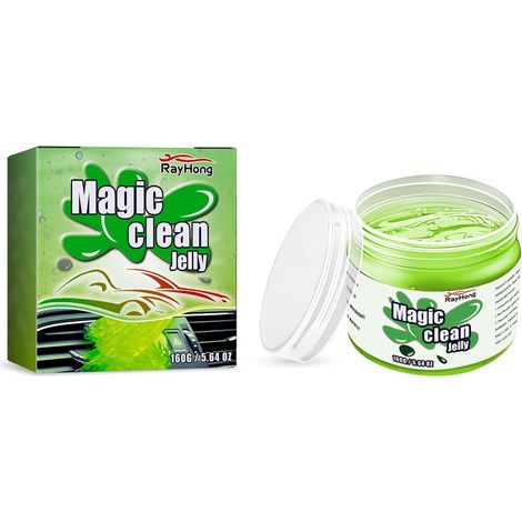 Gel Nettoyant Pour Voiture - Pour Intérieur Automobile - Électroménager Clavier Ordinateur Bureau - Réutilisable - 1 Unité (1/2)